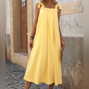 Elegant Yellow Dress